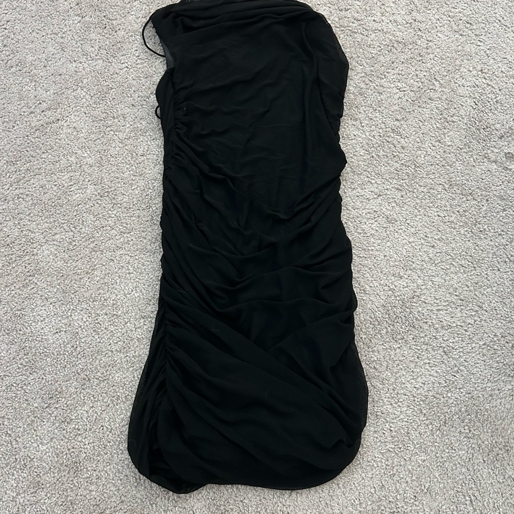 Macy's Elegant Black Backless Dress